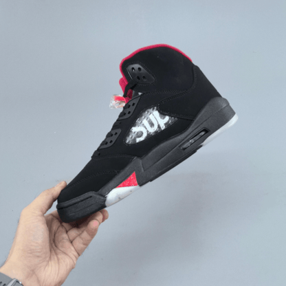 SUPREME X AIR JORDAN 5 RETRO BLACK