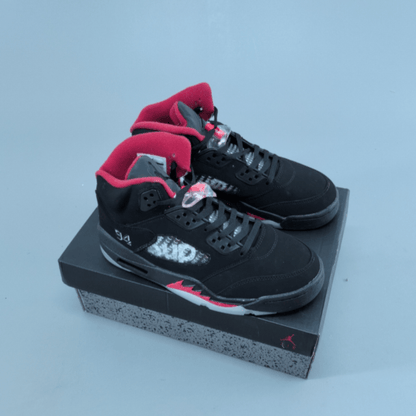 SUPREME X AIR JORDAN 5 RETRO BLACK