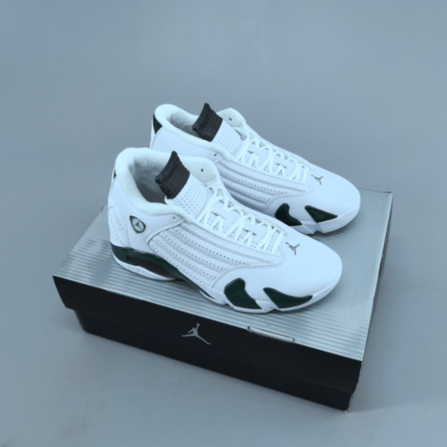 AIR JORDAN 14 RETRO WHITE-GREEN FOREST